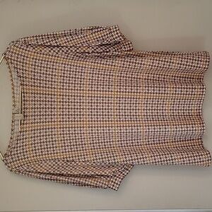 Tan gold blouse